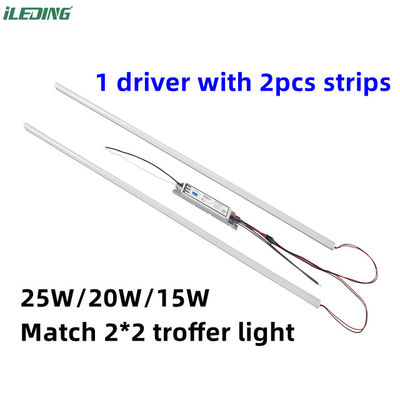 145lm/w Ενεργειακή εξοικονόμηση Dimming LED Μαγνητικό γραμμικό κιτ αναβάθμισης με κιτ επείγουσας μπαταρίας