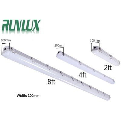 IP66 IK10 LED Vapor Tight 2ft/4ft/5ft/8ft Βιομηχανικό LED Tri Proof Light για Αποθήκη