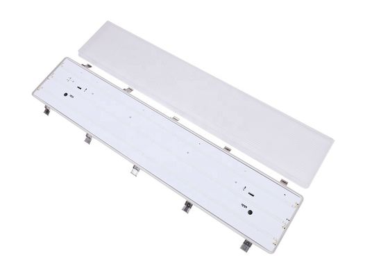 100W 3500K 4FT LED Ατμός Σφιχτό Υψηλό Κόλπο IP67 με Διαφανή Διαχέα Πολυανθρακούχου