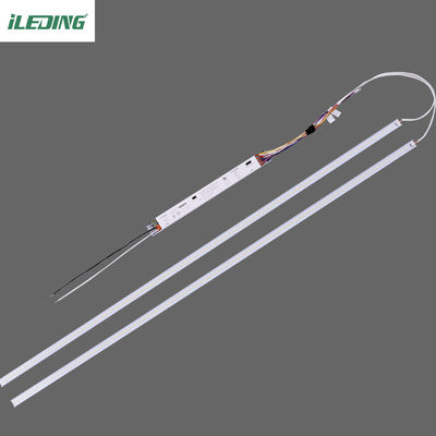 DLC 140Lm/W Μαγνητικό Φως LED Troffer Γραμμικό κιτ αναβάθμισης για την αγορά των ΗΠΑ Προσαρμόστε 5CCT