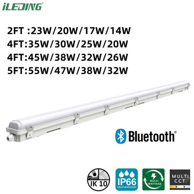 120-277V / 120-347V LED Tri-proof Light για τις επιδόσεις των σήραγγων του μετρό και των βενζινών