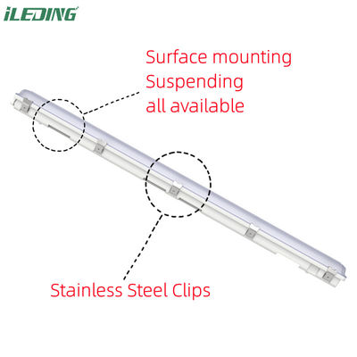 120-277V / 120-347V LED Tri-proof Light για τις επιδόσεις των σήραγγων του μετρό και των βενζινών