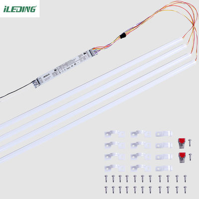 Επικεφαλής LED Linear retrofit Kit Extrusion Housing Channel με μήκος 4FT και κάλυψη PC