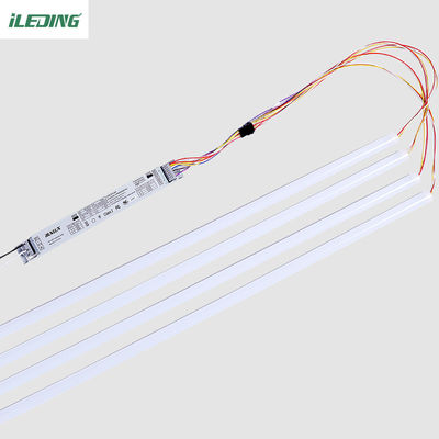 Επικεφαλής LED Linear retrofit Kit Extrusion Housing Channel με μήκος 4FT και κάλυψη PC