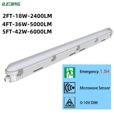 55W 80 Ra Φως LED πλυντηρίου αυτοκινήτων με AC 110V Εισεχόμενη τάση Γραμμική στενή στερεότητα ατμού
