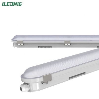 Κεραμική Αποθήκη 5FT IP66 LED Tri Proof Fixture Ατμός Σφιχτό Φωτός 55W AC 110V ±10%