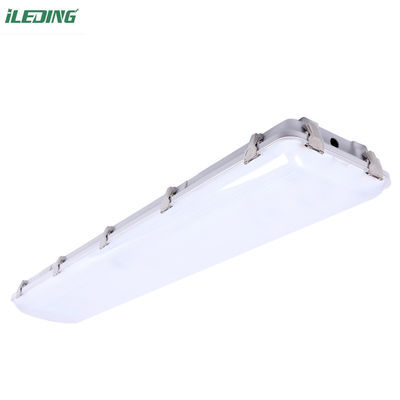 AC 110-277V Βιομηχανικός έλεγχος αισθητήρων Led Linear Vapor Tight Warehouse Light Fixture 100W 85W 75W 65W IP67