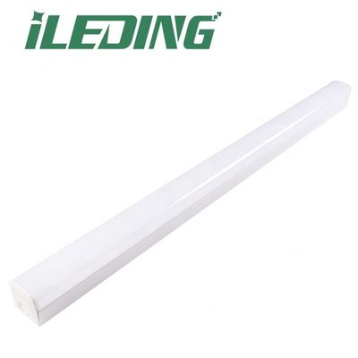 Αμβλυντικό 85 CRI 25W 2ft 4ft 8ft Γραμμικό LED Batten Strip Shop Φωτιστικό -40 40C