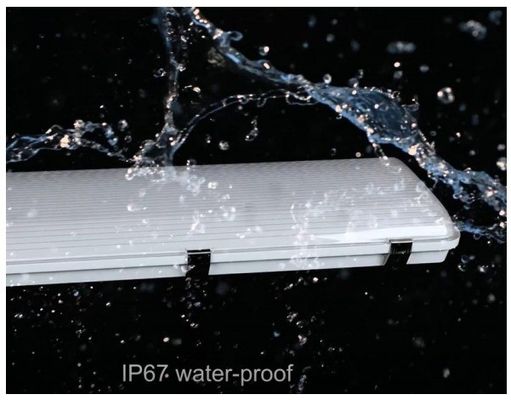 PC 4FT IP67 180W 155W 135W 105W Βιομηχανικό γκαράζ ατμόσφαιρα Tight Led High Bay Fixture