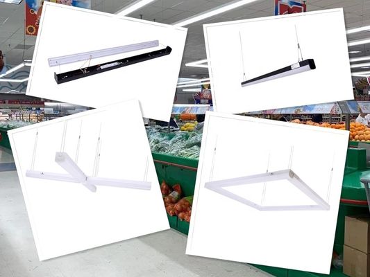 4000K Επιφάνεια γραφείου 34W 4FT LED Linear Strip Lighting Fixture με SMD2835