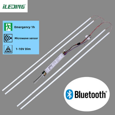 Υλικό PC 46W 1-10v Dimming LED Μαγνητικό Φως Γραμμικά Κίτ για Troffer