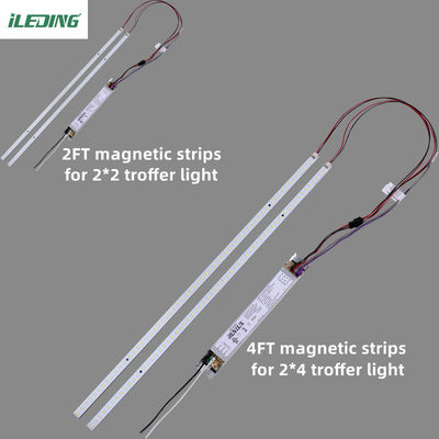 ETL DLC 32W Troffer Retrofit Kit για 4FT Μαγνητικό LED 2*4 2*2 Φωτεινό γραμμικό Kit