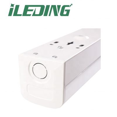 Υποστήριξη θολωτή 5- 2ft 4ft 8ft 46W 38W 30W LED Linear Strip Light Fixtures για γραφείο