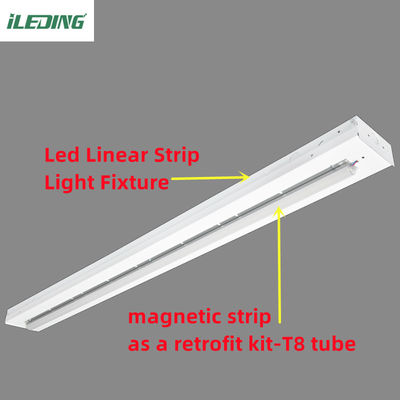1kg IP65 Led Magnetic Linear retrofit Kit Troffer Φωτιστικό για εμπορικά γραφεία