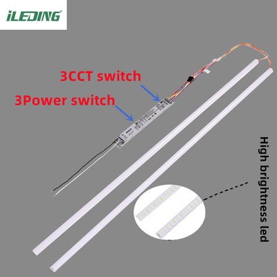 46W 2FT 4FT Led Trunking Magnetic Linear retrofit Kit Troffer Light για το σούπερ μάρκετ