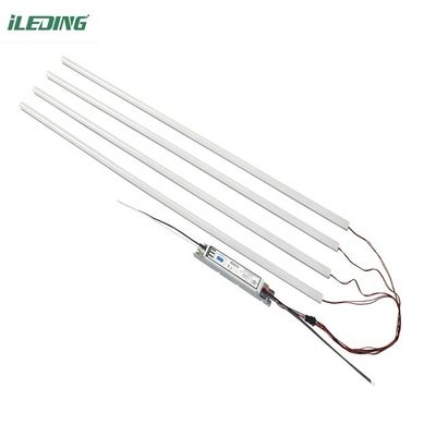 120-277V / 120-347V Οδηγός 2FT 4FT 49W LED Μαγνητικό Κιτ Αναπροσαρμογής Φως Για Troffer Φως Γραμμικό Κιτ Αναπροσαρμογής