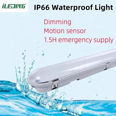 Εγκατάσταση οροφής 110W 8FT Led Tri-proof Weatherproof Vapor Tight Light για αγρόκτημα