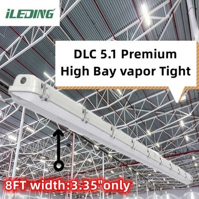 80 Ra Support Dimmer Industrial 8FT Led Vapor Tight High Bay Tri proof 90W 75W 65W Αδιάβροχο φωτιστικό