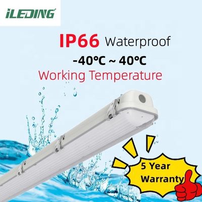 80 Ra Support Dimmer Industrial 8FT Led Vapor Tight High Bay Tri proof 90W 75W 65W Αδιάβροχο φωτιστικό