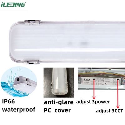 80 Ra Support Dimmer Industrial 8FT Led Vapor Tight High Bay Tri proof 90W 75W 65W Αδιάβροχο φωτιστικό