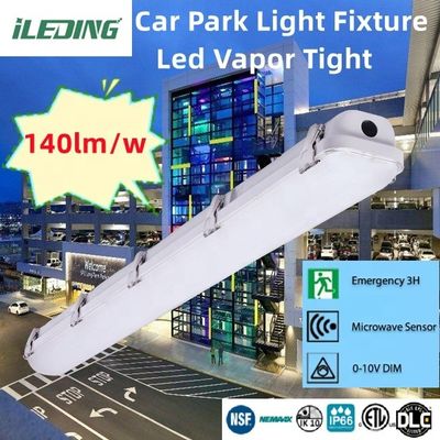 120-277V/120-347V 60W 4FT Led Vapor Tight Tri Proof Light Fixture για χώρο στάθμευσης αυτοκινήτων