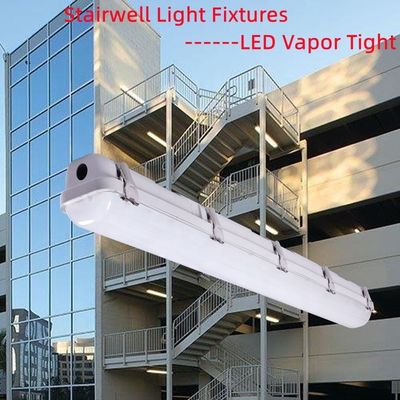 120-277V/120-347V 60W 4FT Led Vapor Tight Tri Proof Light Fixture για χώρο στάθμευσης αυτοκινήτων