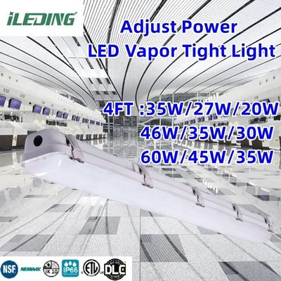 85 CRI LED Ατμός Σφιχτό Φως Γκαράζ Εναλλακτικό 2FT Tri-proof Φως για Εργαστήριο IP66 Αδιάβροχο