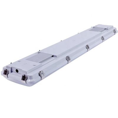 Επιφανειακό τοποθετημένο 4FT 0-10V DIM Led Triproof Batten Light Fixture IP67 Ατμοστεγές για αποθήκευση 5-
