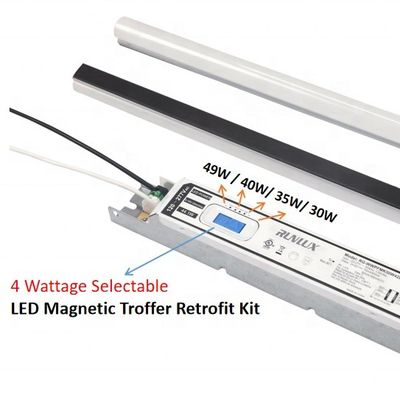 SMD LED Πηγή φωτός 2ft 4ft 8ft 150Lm/W PC φακός Μαγνητικό Led γραμμικό Kit Light