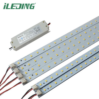 160lm/w Μαγνητικό υλικό 2' X 4' Troffer Γραμμικό κιτ αναβάθμισης για μαγνητικό οδηγό