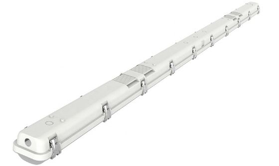 5.5kg Βάρος του προϊόντος 8FT 90W 110W Αποθήκευση τροφίμων LED γάλατος ατμός Σφιχτό φως Tri Proof φωτιστικά