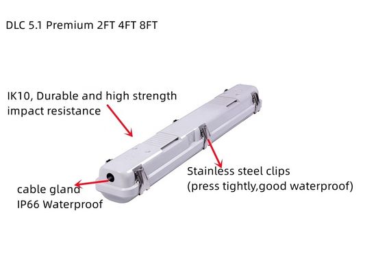 ΔΕΛΚ IP66 35W 46W 4FT Tri Proof Led Light Fixture για μακροχρόνιες λύσεις φωτισμού