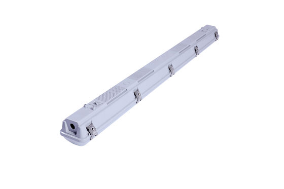 Υποστήριξη Dimmer Αδιάβροχο LED Tri Proof Vapor Σφιχτό Φωτιστικό Για Αποθήκη 5980lm