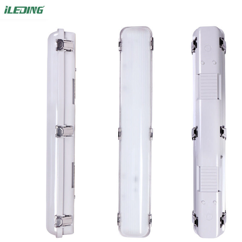 Βιομηχανικό 60W 4FT LED Ατμός Σφιχτό Φως Γκαράζ IP67 Αδιάβροχος οδηγός 120-277V / 120-347V