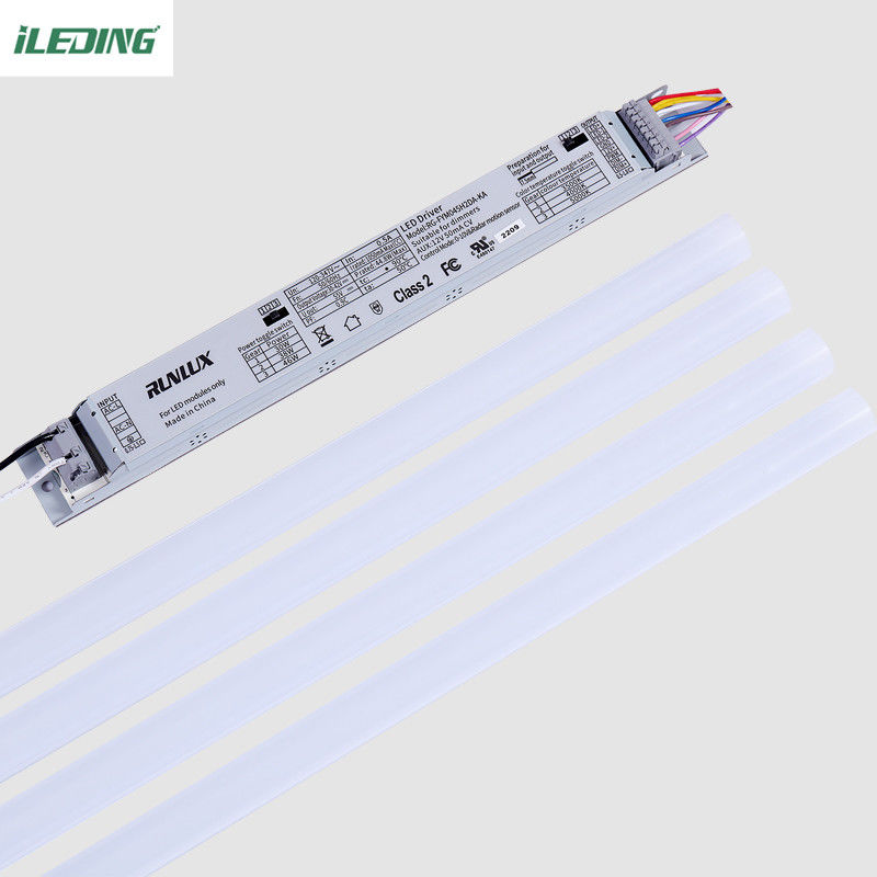Επικεφαλής LED Linear retrofit Kit Extrusion Housing Channel με μήκος 4FT και κάλυψη PC