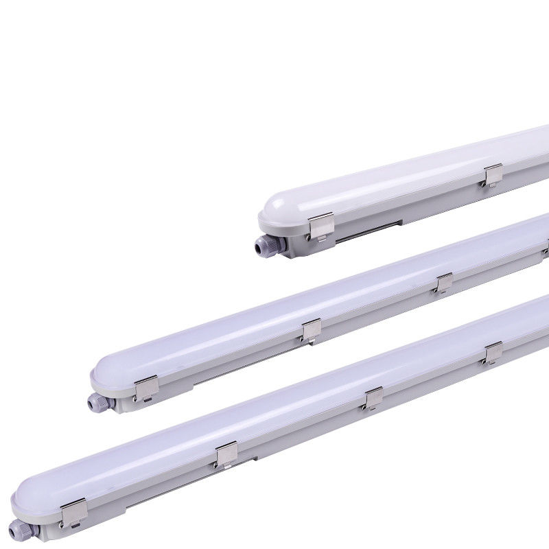 Εμπορική 5FT LED στάθμευσης Γραμμική Tri-απόδειξη Κρεμασμένο IP66 Ατμός Σφιχτό Φωτιστικό Φως 2kg
