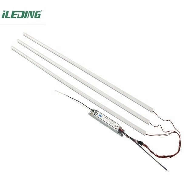 120-277V / 120-347V Οδηγός 2FT 4FT 49W LED Μαγνητικό Κιτ Αναπροσαρμογής Φως Για Troffer Φως Γραμμικό Κιτ Αναπροσαρμογής