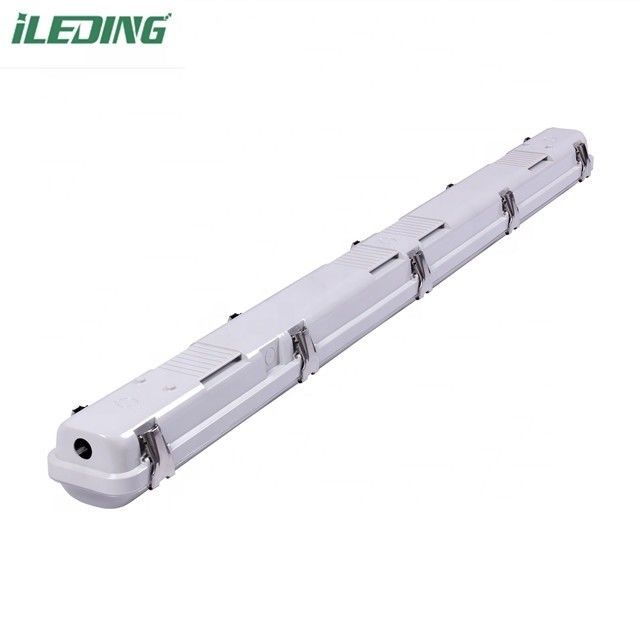 120-277V/120-347V 60W 4FT Led Vapor Tight Tri Proof Light Fixture για χώρο στάθμευσης αυτοκινήτων
