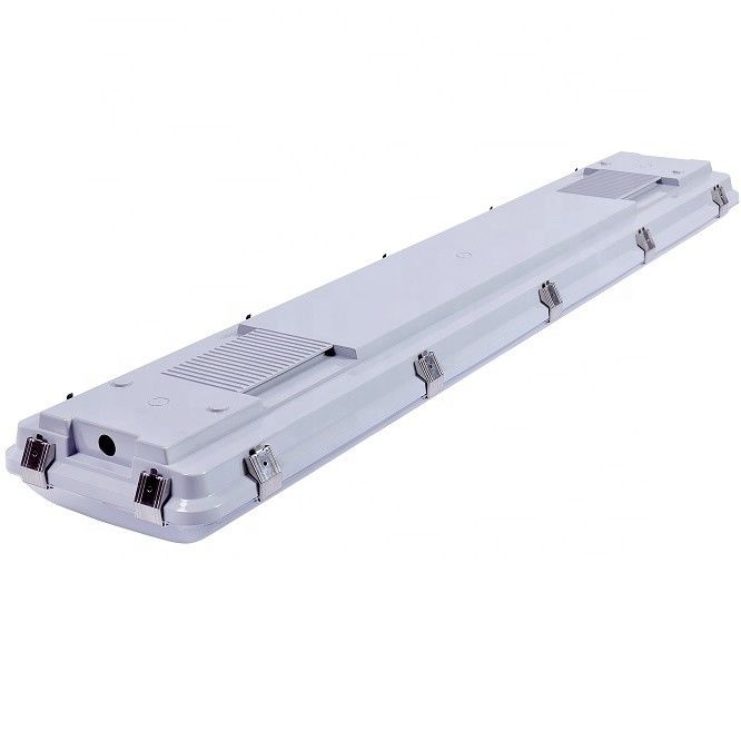 Επιφανειακό τοποθετημένο 4FT 0-10V DIM Led Triproof Batten Light Fixture IP67 Ατμοστεγές για αποθήκευση 5-
