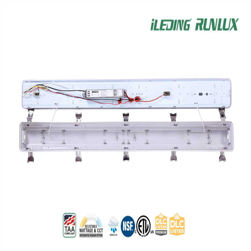 80CRI IP66 2FT 4FT 8FT LED Tri Proof Light με εναλλασσόμενη θερμοκρασία χρώματος